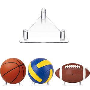 1 Pcs 아크릴 볼 홀더 농구 디스플레이 홀더 볼 랙 지원 베이스 럭비 디스플레이 스탠드 축구 볼링 보관