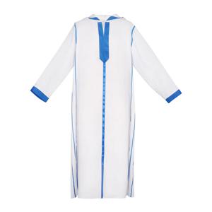 아랍 롱맨 무슬림 슬림 화이트 후드 코트 중동 전통 의상 롱 로브 할로윈 일상 캐주얼 카니발 파티