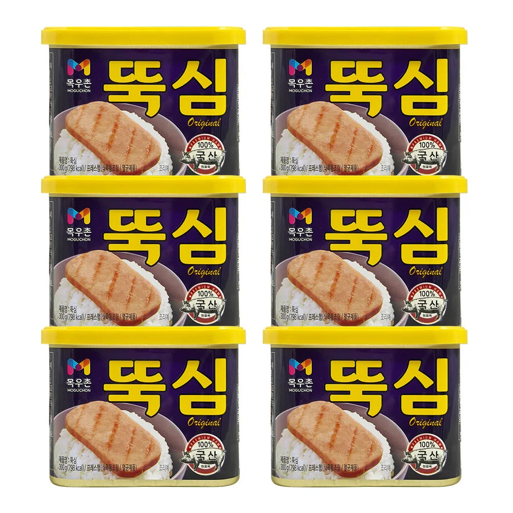 목우촌 뚝심 오리지널 300g 6개