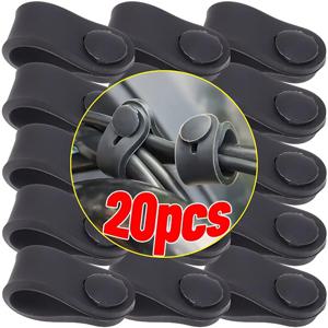 오토바이 자전거 ATV 와이어 관리 브레이크 라인 홀더 프레임 고정 액세서리용 범용 고무 스트랩 재사용 가능 케이블 타이