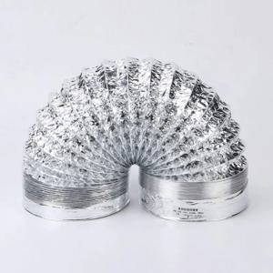 1개 80/100/110/150/200mm 알루미늄 호일 환기 덕트 신축형 레인지 후드 배기 호스 주방 배기 환기 파이프