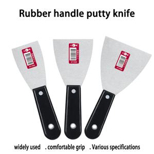 고무 손잡이 퍼티 나이프 퍼티 긁기 석고 작업 벽 페인팅 자동차 수리 청소 스크레이퍼 벽돌공 페인팅 바베큐