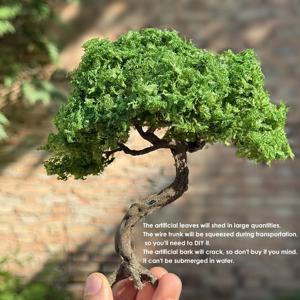 산 소나무 모델 고품질 소형 와이어 트리 필드 풍경 군사 모래 테이블 재료 기차 철도 레이아웃