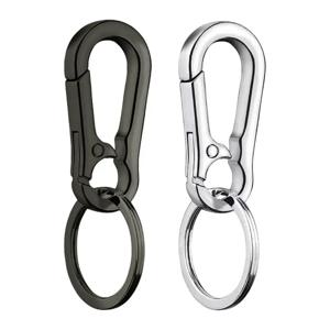 자동차 키 체인 열쇠 고리와 안티-분실 아연 합금 자동 열쇠 고리 조롱박 버클 Carabiner 키 체인 자동차 열쇠 고리 교수형 버클
