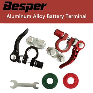 2Pcs 알루미늄 합금 2Pcs 배터리 터미널 고품질 자동차 부품 배터리 상단 조인트 스팟 도구 배터리 클립 배터리 클립 집게