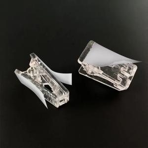 30PCS 자기 접착 벽 태피스트리 클립 투명 아크릴 스티커 클립 포스터 사진 벽 교수형 스프링 클립