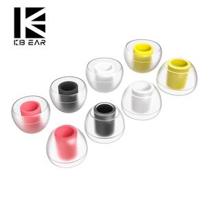 KBEAR 07 실리콘 업그레이드 헤드폰 이어팁 1pair(2pcs) 5pairs(10pcs) KBEAR TRI 이어폰 용 S M M- L 사이즈로 소음 차단
