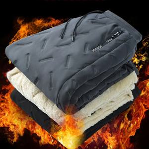 겨울 남성 바지 캐시미어 두꺼운 양털 방풍 운동복 남성 조깅 코튼 따뜻한 바지 남성 방수 열 바지Winte