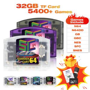 SummerCart64 오픈 소스 N64 게임 카드, 시뮬레이터 기능 호환성 5400개 이상의 게임이 포함된 Nintendo 64 게임 콘솔용