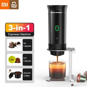 Xiaomi Youpin 커피 머신 무선 전기 휴대용 에스프레소 커피 머신 메이커 3-in-1 캡슐 파우더 여행 커피 메이커
