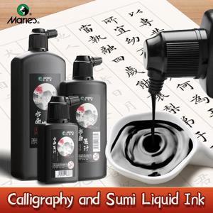 1pc 100g/250g/500g 마리의 서예 및 수미 액체 잉크 병 연습용 중국 전통 예술 작품