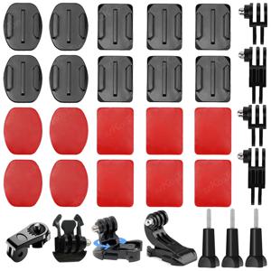 헬멧 접착식 스티키 마운트 평면 곡면 마운트 고프로 13 12 11 10 9 8 인스타360 X5 X4 아카소 DJI 오스모 액션 6 5 프로 SJCAM용