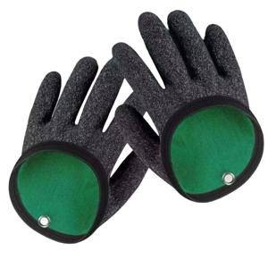 A71P 왼쪽 및 오른쪽 전문 캐치 물고기 라텍스 낚시 장갑 미끄럼 방지 보호 손 펑크 긁힌 자국 어부