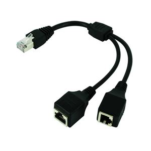 1 ~ 2 RJ45 LAN 분배기 케이블 남성-여성 소켓 포트 이더넷 네트워크 전송 Cat5e Cat5 Cat6 간편한 어댑터 Y 와이어