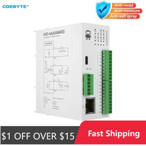 RS485 RJ45 아날로그 스위치 획득 분산형 원격 IO 모듈 호스트 확장 CDEBYTE M31 시리즈 Modbus TCP/RTU PNP NPN