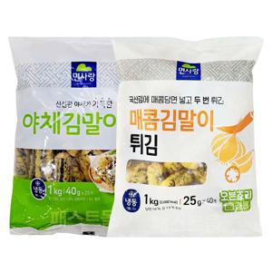 면사랑 야채김말이 1kg + 매콤김말이 1kg 세트