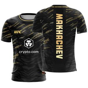마하체프 뉴 UFC 2025 월드 복싱 티셔츠 파이팅 매치 탑 속건 복싱 슈트 아웃도어 익스트림 스포츠 반팔 티