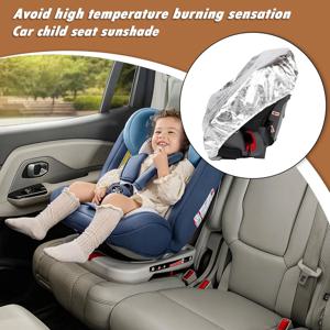 차량용 시트 커버, 아기 카시트 커버, 여름용 접이식 자외선 차단 SUV RV 트럭 유모차 여름 쿨링