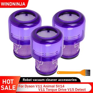 다이슨 V11 애니멀 V11 토크 드라이브 V15 디텍트 SV14 무선 진공청소기용 HEPA 필터 부품, 부품 번호 970013-02 대체품과 비교