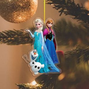 크리스마스 트리 장식 디즈니 공주 아리엘 8cm 매력적인 아크릴 펜던트 침실 장식 펜던트 휴일 선물 엘사 장식