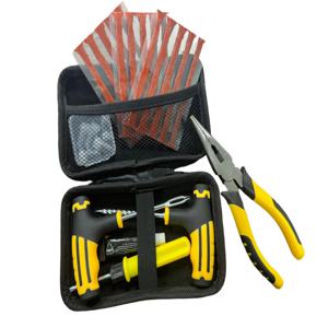 수상 오토바이 타이어 예비 부품 - 비상 타이어 수리 키트, 고속도로 자동차 타이어 펑크 수리 도구, 자전거 이너 튜브 패치