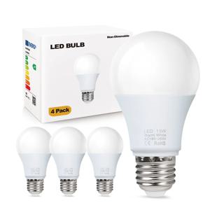 4개/세트 LED 전구 E27 AC 220V SMD2835 3W 6W 9W 12W 15W 18W 가정용 실내 룸 LED 램프 차가운/따뜻한 백색 전구