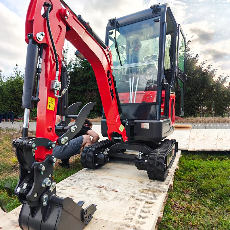 인기 판매 미니 굴삭기, 다기능 트랙형 소형 굴삭기 (정원 농업용), 맞춤 제작 및 빠른 배송