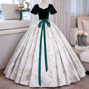 연례 회의 사회자 기품 있는 스트랩 이브닝 드레스 2026 고급 음성 솔로 공연 드레스 학생 음악 시험 드레스