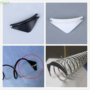 [HM]10개 스프링 카고 패스 플라스틱 스크레이퍼 스낵 자판기용 나선형 제품 푸셔 스프링 플라스틱 블랙/화이트