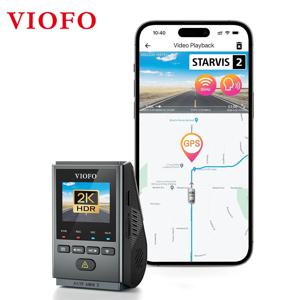 VIOFO 차량용 A119MINI-2 대시 캠, DVR 음성 제어, 5GHz Wi-Fi 및 GPS 비디오 레코더, 버퍼링 주차 모드, 2K 60FPS