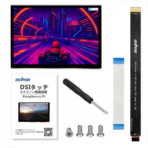 OSOYOO 4.3 인치 IPS RPi5 LCD 용량 성 터치 스크린 디스플레이 라스베리 파이 5 4 3 2 모델 B A 용 800 × 480 DSI 인터페이스