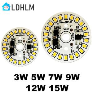 LED 전구 패치 램프 SMD 플레이트 원형 모듈 광원 플레이트 전구 빛 AC 220V Led 통 칩 스포트라이트 LED 램프