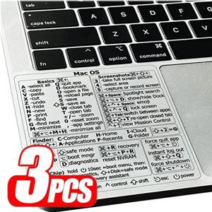Mac OS 시스템용 단축키 스티커 2024 13-16