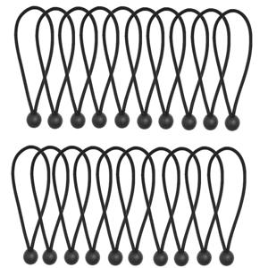 야외용 탄성 볼 로프 번지 코드 휴대용 텐트 고정 타포린 차양 캐노피 헤비 듀티 타프 타이 다운 (쉘터/화물용)