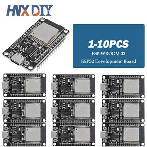 1-10PCS ESP32 개발 보드 TYPE-C CP2102/CH340C WiFi + Bluetooth 초저전력 소비 듀얼 코어 ESP-WROOM-32 30/38Pin