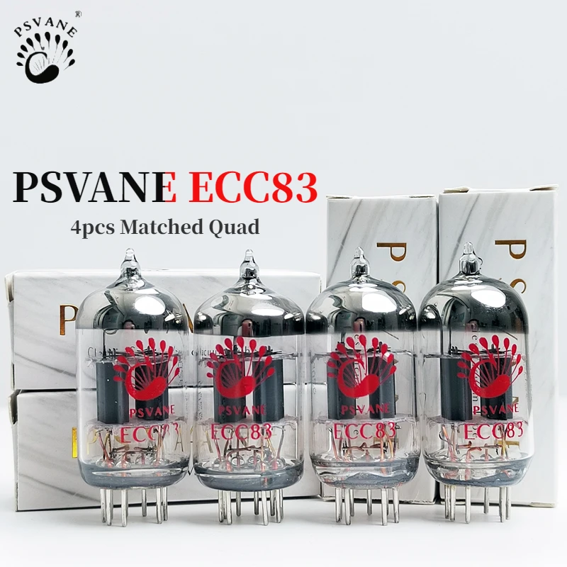 PSVANE 진공관 ECC83 12AX7 12AU7 ECC82 ECC81 12AT7 EL84 전자 정밀 매칭 증폭기 고 충실도 일치 쿼드