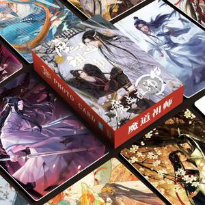 55pcs 악마 재배의 그랜드 마스터 레이저 Lomo 카드 Mo Dao Zu Shi Wei Wuxian,Lan Wangji 미니 엽서 사진 카드 팬 선물