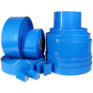 18650 PVC 열 수축 튜브 배터리 팩 파란색 폭 29.5mm~300mm 절연 보호 필름 랩 리튬 케이스 케이블 슬리브