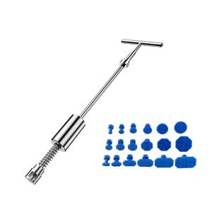 자동차 덴트 수리 키트, Zoposon 금속 T-핸들 풀러와 플라스틱 접착제 탭으로 전문적인 결과를 얻으세요! (글루건 제외)