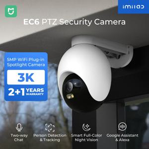 IMILAB EC6 3K/4K 실외 스마트 WiFi 카메라 가정 보안용 24/7 녹화 360도 °   자동 추적 AI 감시 카메라 미홈