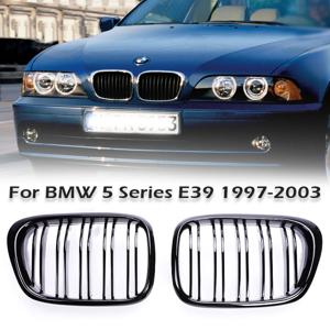 BMW 5 시리즈 E39 1997-2003 BMW E39 520i 523i 525i 528i 530i 535i 540i M5용 프론트 범퍼 키드니 그릴 M 스타일 크롬 그릴