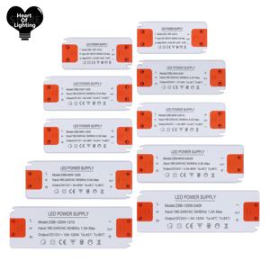 DC 12V 24V 초슬림 조명 트랜스포머 LED 전원 공급 장치 12W 18W 24W 36W 60W 120W 드라이버 220V 230V 240V LED 스트립 조명용