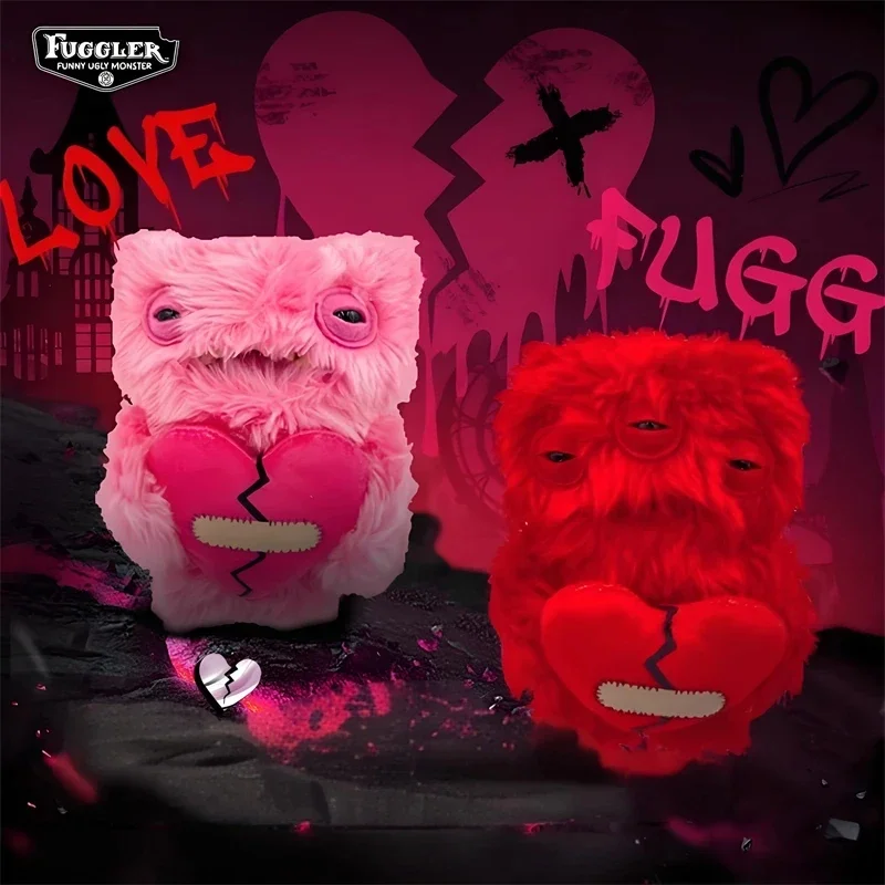 100% 오리지널 퍼글러 플러시 장난감 못생긴 몬스터 러브 몬스터 시리즈 귀여운 치아 몬스터 필 퍼글 치아 플러시 인형 장난감 선물