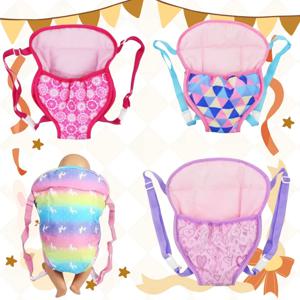 인형 외출용 캐리백 백팩 스트랩 43cm 45cm 신생아 인형 의류 액세서리, 어린이 가방, 크리스마스 생일 선물