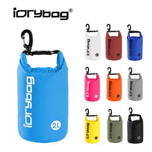 Idrybag 2L 수영 방수 드라이 백 스포츠 캐니어링 가방 Ipx6 여행용 방수 가방 카약 보트 해변 드라이 백