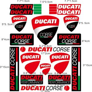 오토바이 DUCATI 스티커 로고 자전거 헬멧 데칼 DUCATI Monster Hypermotard 950 939 821 SP 1100 696 595 797 자동차 액세서리