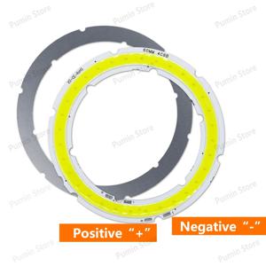 엔젤 아이즈 12V LED COB 원형 링 전구 조명 소스 따뜻한 백색/차가운 백색 20-120mm LED 칩 모듈 가정용 장식 램프/천장등