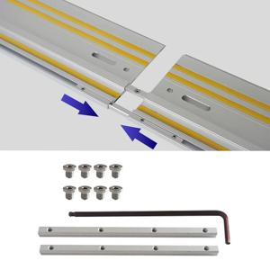 1세트 알루미늄 합금 프로파일 펜스 커넥터 세트 |   라우터 테이블 펜스 레일 커넥터, 목공 도구, 전기 없음