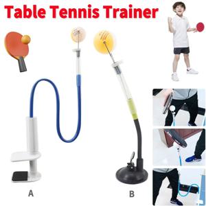 탁구 트레이너 연습 훈련 장치 테이블 클램프가있는 신속한 리바운드 탁구 로봇 전문 탁구 공 기계