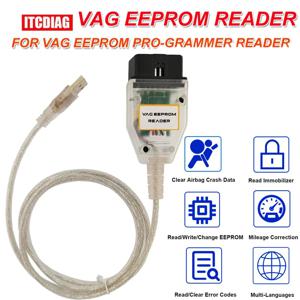 VAG Eeprom 프로그래머 리더 1.20은 에어백 충돌 데이터를 지우고 리셋하는 기능을 지원하며, Eeprom 이모빌라이저 주행거리 수정을 읽고 쓸 수 있습니다.